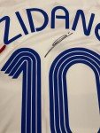 Zidane Signed 2006 France Away Jersey & Boots