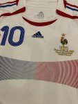 Zidane Signed 2006 France Away Jersey & Boots