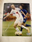 Zidane Signed 2006 France Away Jersey & Boots