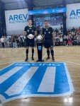 Euro Paris Professional Futsal Ball Size 4 - White/Red