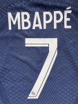 PSG 2022/23 Mbappe #7 Home Jersey XL