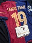 Lamine Yamal Signed Barcelona Jersey with COA