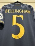 Bellingham #5 XL Adidas Real Madrid Away Jersey