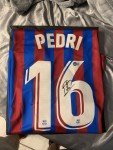 Pedri Signed Soccer Jersey - Fan Favorite