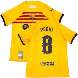 2022/23 Barcelona Senyera #6 Pedri Jersey