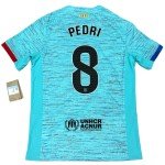 Barcelona Third Jersey #8 Pedri 2023/24 - Medium