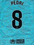 Barcelona Third Jersey #8 Pedri 2023/24 - Medium