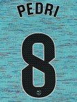 Barcelona Third Jersey #8 Pedri 2023/24 - Medium