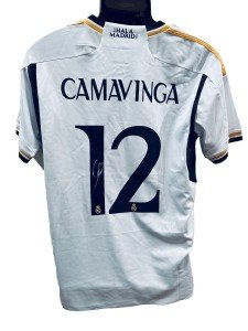 Eduardo Camavinga Real Madrid 2023/24 Signed Jersey