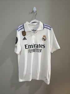 Real Madrid 22/23 Adidas Youth Home Kit - Camavinga