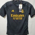 Camavinga Real Madrid Youth Jersey Black Adidas