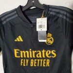 Camavinga Real Madrid Youth Jersey Black Adidas