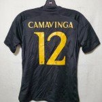 Camavinga Real Madrid Youth Jersey Black Adidas
