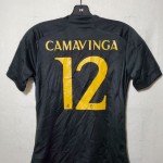 Camavinga Real Madrid Youth Jersey Black Adidas