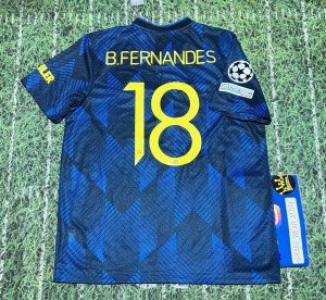 Bruno Fernandes Manchester United 2021 Soccer Jersey XL