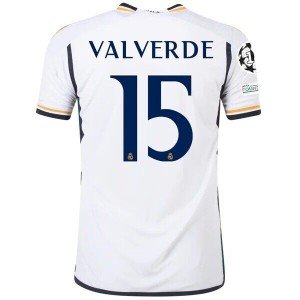 Adidas Valverde Real Madrid Home Jersey 2023/24