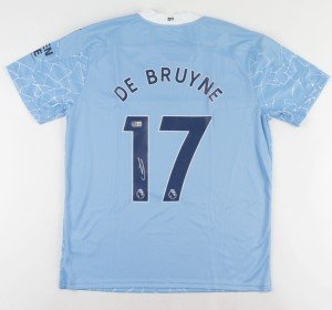 Kevin De Bruyne Signed Manchester City Jersey