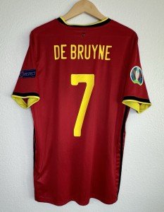 Kevin De Bruyne Belgium Home Jersey Euro 2020