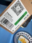 Manchester City Home Jersey De Bruyne #17 Light Blue