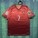 Cristiano Ronaldo 2014 Portugal Retro Soccer Jersey