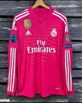 Ronaldo Real Madrid 2014-15 Pink Long Sleeve Jersey