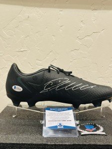 Cristiano Ronaldo Autographed Soccer Cleats with COA