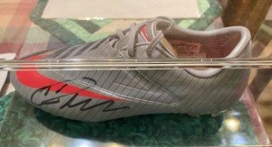 Cristiano Ronaldo Autographed Soccer Cleat with COA