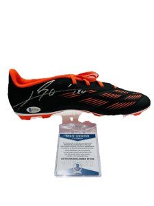 Lionel Messi Autographed Soccer Cleat with COA