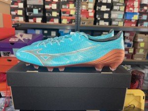 Mizuno Alpha Japan Azure Blue Soccer Cleats 11.5