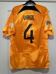 Virgil #4 Men's XL Nike Netherlands Home Jersey