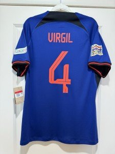 Nike Netherlands Away Jersey - Virgil #4, Men's Large