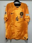 Virgil #4 Men's XL Nike Netherlands Home Jersey