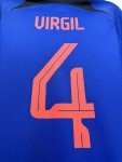Nike Netherlands Away Jersey - Virgil #4, Men's Large