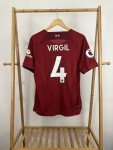 Virgil Van Dijk #4 Liverpool FC Home Jersey L