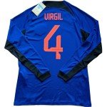 Netherlands Away Jersey #4 Virgil van Dijk