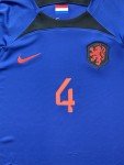Netherlands Away Jersey #4 Virgil van Dijk