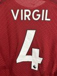 Virgil Van Dijk #4 Liverpool FC Home Jersey L
