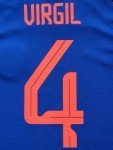 Netherlands Away Jersey #4 Virgil van Dijk