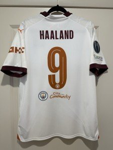 Haaland #9 Puma Manchester City Away Jersey