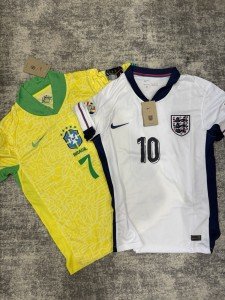 Jude Bellingham & Vinicius Junior Soccer Jersey Set
