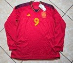 Adidas Gavi #9 Spain 2022 World Cup Jersey XL
