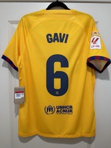 Gavi #6 Nike FC Barcelona Fourth Jersey