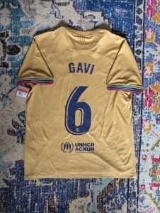 FC Barcelona 2022-23 Gavi Away Soccer Jersey
