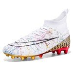 Boys' Gold-Soled Soccer Cleats for Outdoor Play