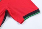 2024 Youth Boys #7 Red Soccer Jersey Set