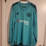 Thibaut Courtois Signed Chelsea Goalkeeper Jersey XL