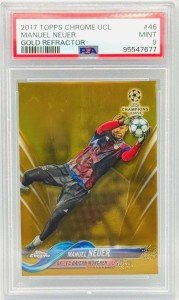 Manuel Neuer Topps Chrome UCL Gold Refractor