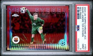 Marc-Andre Ter Stegen Red Prism 3/5 Soccer Card