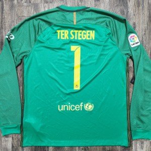 Nike Barcelona Ter Stegen Goalkeeper Jersey - XL