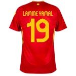 Spain Lamine Yamal 2024 Home Soccer Jersey - Men